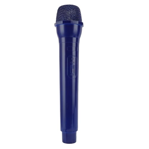 WOHPNLE -Mikrofon -Requisite, Leicht simuliertes plastisches gefälschtes Mikrofon zum Singen Speaking Training Cosplay Fotografie (Dunkelblau) von WOHPNLE