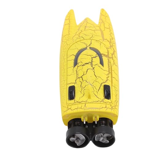 WOHPNLE Mini -Fernbedienungs -Kontrollboot, RC -Boot mit leichtem 2,4 g 360 Grad Rotation wiederaufladbares wasserdichtes RC Racing Boat Swimming Pool Spielzeug von WOHPNLE
