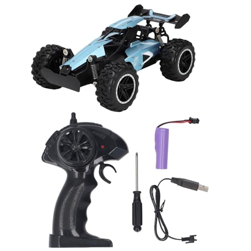 WOHPNLE RC -Driftauto Lustige wiederaufladbare Lange Akkulaufzeit Hochgeschwindigkeit 2,4 g RC Crawler Toy mit Fernbedienung (Blau) von WOHPNLE