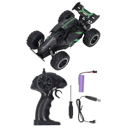 WOHPNLE RC -Driftauto Lustige wiederaufladbare Lange Akkulaufzeit Hochgeschwindigkeit 2,4 g RC Crawler Toy mit Fernbedienung (Grün) von WOHPNLE