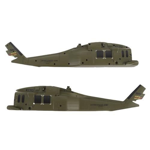 WOHPNLE RC -Hubschraubermodell, einstellbare Linke und rechte Körperabdeckung RC Hubschrauber Ersatzteile Rumpfabdeckung für K170 WOHPNLE RC -Hubschraubermodell, einstellbare Linke und rechte Körperabdeckung RC Hubschrauber Ersatzteile Rumpfabdeckung für K170 von WOHPNLE