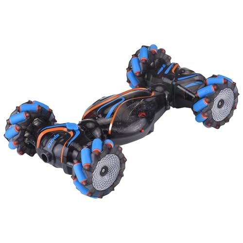 WOHPNLE RC Stunt Car, 4WD All Terrain Hand kontrolliertes Offroad -Fahrzeug mit Gesten erfasst und 360 Rotationsspray für Kinder Jungen und Mädchen blau (Blau) von WOHPNLE