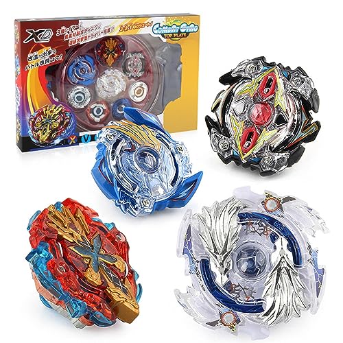 WOHPNLE Toy Top Set, 4 in 1 Interactive Toy Gyroscope Battle Game with Disc and Launchers Multiplayer Spinning Toy for Kids Family Party Fun WOHPNLE Toy Top Set, 4 in 1 Interactive Toy Gyroscope Battle Game with Disc and Launchers Multiplayer Spinning Toy for Kids Family Party Fun von WOHPNLE
