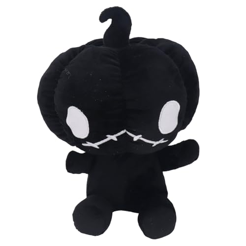 Wohpnle Halloween -Plüsch -Puppe, 30 cm lila weiche elastische Spielzeug sichere PP Baumwolle Home Dekoration mit kurzem Plüsch für Kinder anwesend (Black) von WOHPNLE