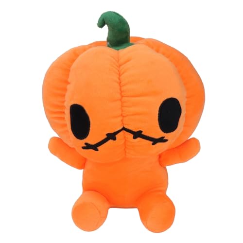 Wohpnle Halloween -Plüsch -Puppe, 30 cm lila weiche elastische Spielzeug sichere PP Baumwolle Home Dekoration mit kurzem Plüsch für Kinder anwesend (Orange) von WOHPNLE