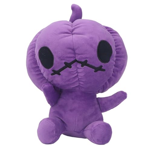 Wohpnle Halloween -Plüsch -Puppe, 30 cm lila weiche elastische Spielzeug sichere PP Baumwolle Home Dekoration mit kurzem Plüsch für Kinder anwesend (Purple) von WOHPNLE