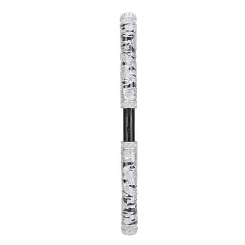 Wohpnle Long Staff Replik Retractable Dekompression Stress Relief Toy mit Musik Leichter Smart Air Control System (White Gold) von WOHPNLE