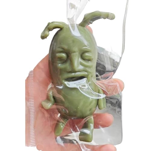 Plankton Pinch Little Pimple Popper Spielzeug mit Handkneife Musik Kreatives Vent Plankton Slow Rebound Dekompression Geschenk Alien Pickel Knallspielzeug (Cyan) von WOKFOY