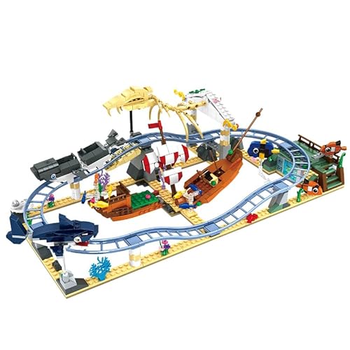 WOMA 8851 Sea World Achterbahn-Abenteuer, 774 Teile, Lernbausatz für Kinder ab 6 Jahren WOMA 8851 Sea World Achterbahn-Abenteuer, 774 Teile, Lernbausatz für Kinder ab 6 Jahren von WOMA