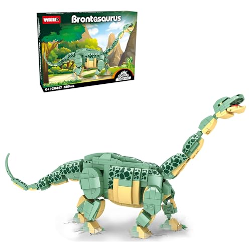 WOMA C0447 Dinosaurier- oder Brontosaurus-Baustein 589-teiliges Lernbaukasten-Set für Kinder von WOMA
