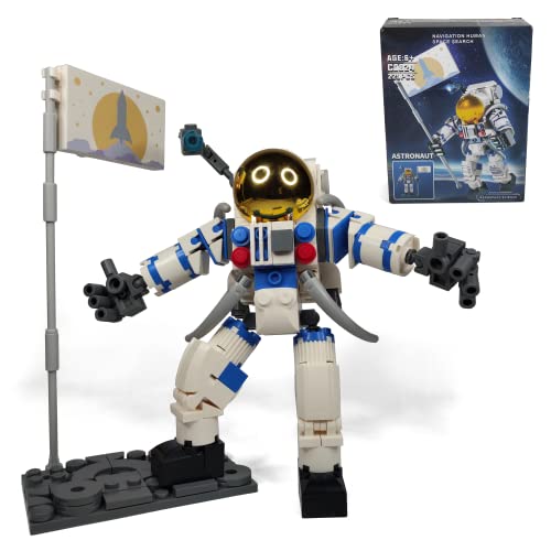 WOMA C0824 Astronauten-Baustein-Set mit 229 Teilen, Lernspielzeug für Kinder ab 6 Jahren von WOMA