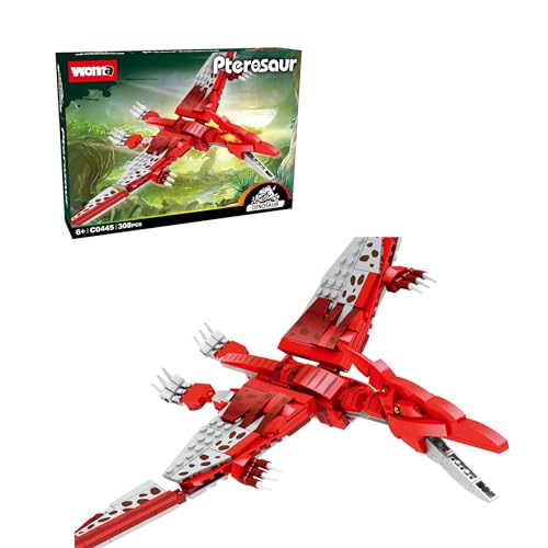 WOMA Dinosaurier- und Jura-Themen-Fan-Spielzeug für Jungen und Mädchen, C0445, Baustein-Set, ab 6 Jahren (308 Teile) von WOMA