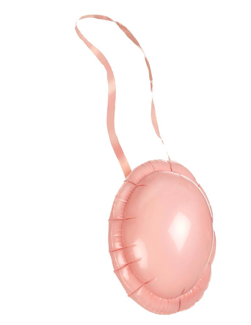 Bierbauch aufblasbar rosa von KARNEVAL-MEGASTORE