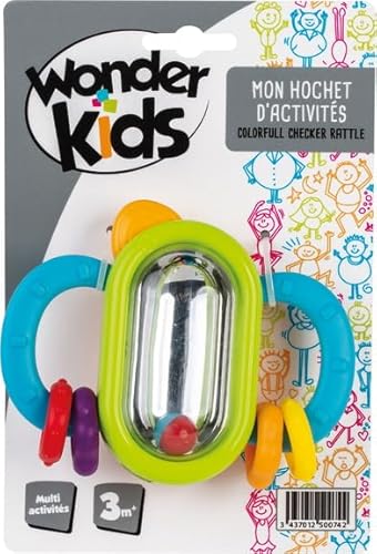 wonderkids Baby Rassel Spielzeug mit Rasselbällen, Mehrfarbig, Entwicklungsspielzeug für Kleinkinder wonderkids Baby Rassel Spielzeug mit Rasselbällen, Mehrfarbig, Entwicklungsspielzeug für Kleinkinder von WONDERKIDS