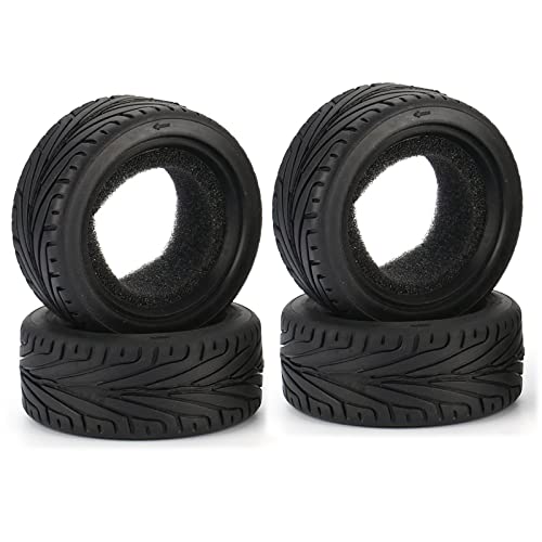 WONFAST On-Road-Autoreifen, 65 mm, Korndrift, weiches Gummi, RC-Reifen für 1/10 Traxxas Racing HSP, Tamiya, HPI, Kyosho RC, auf der Straße, flating Autoteile WONFAST On-Road-Autoreifen, 65 mm, Korndrift, weiches Gummi, RC-Reifen für 1/10 Traxxas Racing HSP, Tamiya, HPI, Kyosho RC, auf der Straße, flating Autoteile von WONFAST