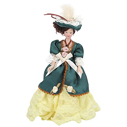 1/12 Puppenhaus viktorianische Lady Miniatur Porzellan Puppendekoration für Dollhouse von WONZHEC