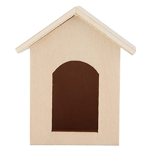 1:12 Dollhouse Holoden Pet House Miniatur Zwingermodel tun Spiel Spielzeugzubehör für Dollhouse -Enthusiasten (Reiner Hund Zwinger) von WONZHEC