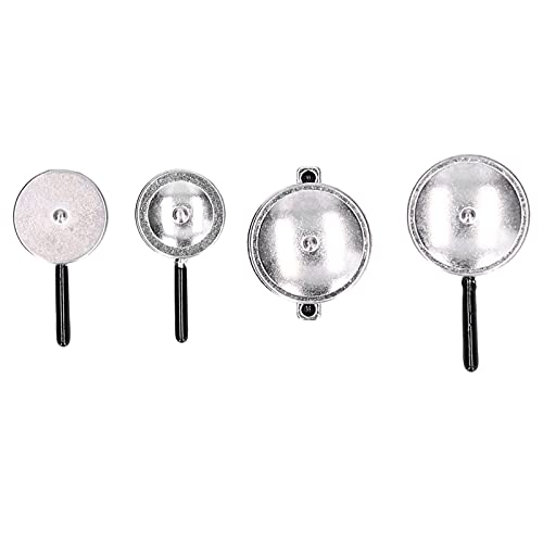 1:12 Dollhouse Metal Pot Silber Miniatur Stovetop Kochgeschirr Küchenzubehör Spielzeug für Kinder von WONZHEC