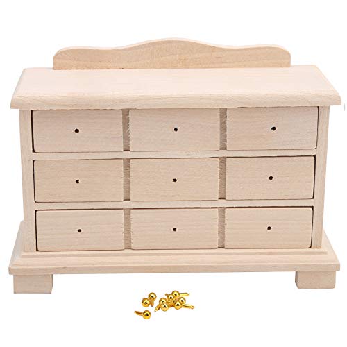 1:12 Miniaturschrank handgefertigte dreifache Brustkiste Dollhouse Dekoration Spielzeug 1:12 Miniaturschrank handgefertigte dreifache Brustkiste Dollhouse Dekoration Spielzeug von WONZHEC