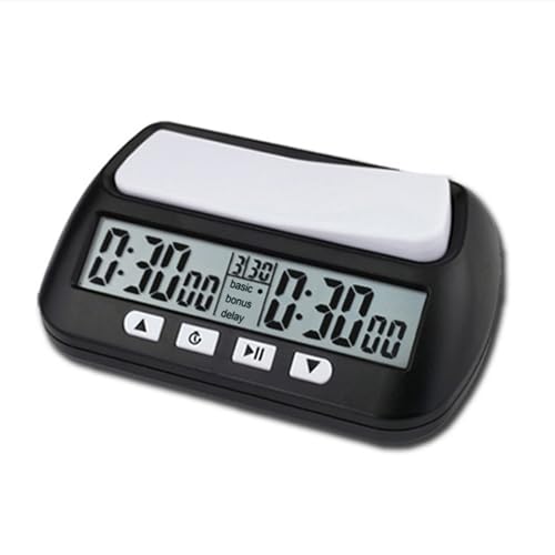 3 in 1 Mehrzweck tragbare professionelle Schachuhr Digital Schachtimer -Spiel Timer für Brettspiele (Wonzhecc33ndiug-11) von WONZHEC