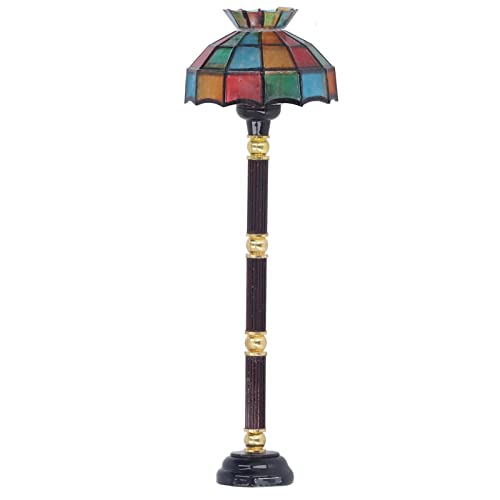 Miniatur Puppenhaus LED Colorful Ferder Lampy Style für Puppenhaus Furniture 1:12 RELISTENDE DEKOR von WONZHEC