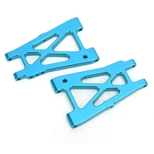 WONZHEC 2pcs Aluminiumlegierung Heck Unterer Schwung Arm für Kyosho 4WD Optima 1/10 RC Off Road Vehicle (Blau) von WONZHEC