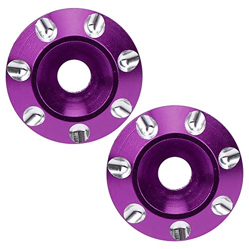 WONZHEC 2pcs Heckflügeldichtung Stärken der Schwanz für 1/10 1/8 Offroad Racing Car (Lila) von WONZHEC