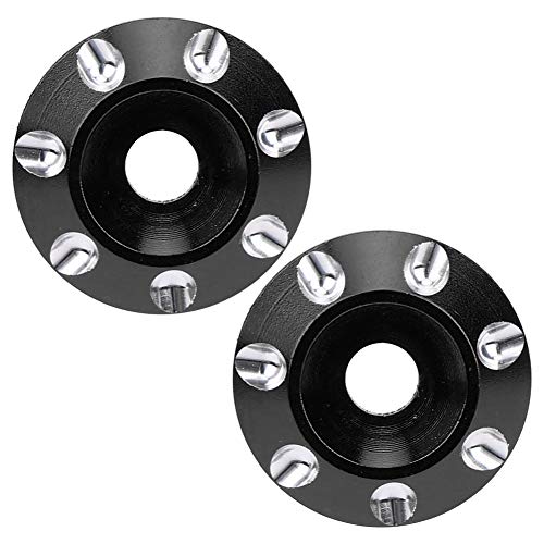 WONZHEC 2pcs Heckflügeldichtung Stärken der Schwanz für 1/10 1/8 Offroad Racing Car (Schwarz) von WONZHEC