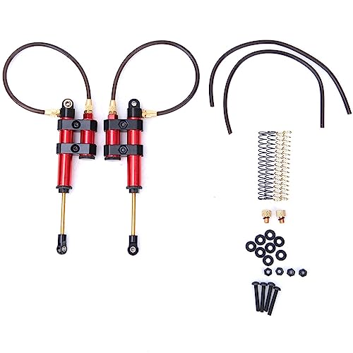 WONZHEC 2pcs Metall RC -Stoßdämpfer mit Federzubehör für SCX10 D90 4 1/10 RC -Auto (100m) von WONZHEC