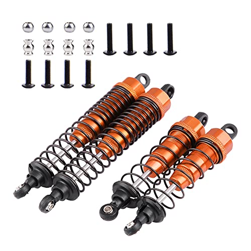 WONZHEC 4PCS RC-Auto 90-108 mm Aluminiumschockdämpfer für FS 53633 51805 51806 1:10 LKW (532057-OR Orange) von WONZHEC