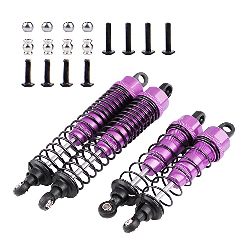 WONZHEC 4PCS RC-Auto 90-108 mm Aluminiumschockdämpfer für FS 53633 51805 51806 1:10 LKW (532057P Purple) von WONZHEC
