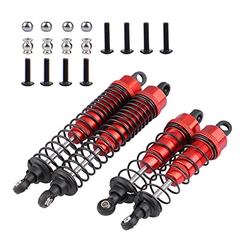 WONZHEC 4PCS RC-Auto 90-108 mm Aluminiumschockdämpfer für FS 53633 51805 51806 1:10 LKW (532057R Red) von WONZHEC