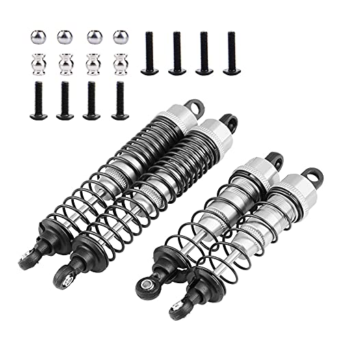 WONZHEC 4PCS RC-Auto 90-108 mm Aluminiumschockdämpfer für FS 53633 51805 51806 1:10 LKW (532057S Silver) von WONZHEC