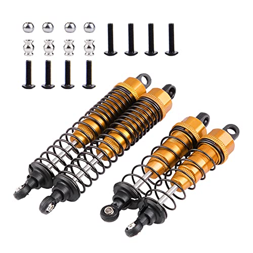 WONZHEC 4PCS RC-Auto 90-108 mm Aluminiumschockdämpfer für FS 53633 51805 51806 1:10 LKW (532057Y Golden) von WONZHEC