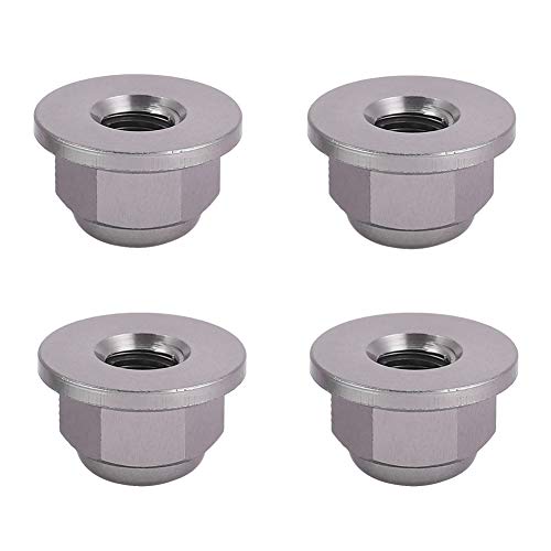 WONZHEC 4pcs Aluminium M4 Reifenmuttern passen für Fayee 1/12 WL 1/12 12423 Off -Straße Fahrzeugwagenmutter (Titanfarbe 0119t) von WONZHEC