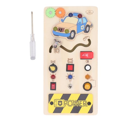 WONZHEC Bildungsschalter LED Light Switch Board für Kinder Handkoordination Spielzeug von WONZHEC