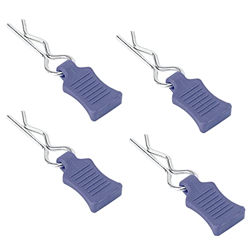 WONZHEC Body Shell Clip Pin Fixing Halteret Set Accessoire -Teil für 1/8 1/10 1/12 RC -Auto (Dunkelblau) von WONZHEC