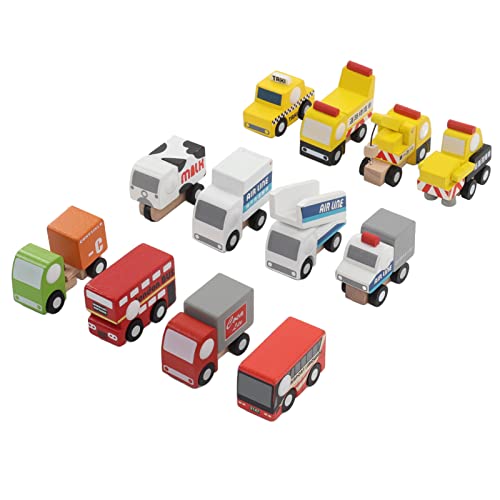 WONZHEC Holzspielzeugautos Eco Safe Back Fahrzeuge Kinder Kleinkind WONZHEC Holzspielzeugautos Eco Safe Back Fahrzeuge Kinder Kleinkind von WONZHEC