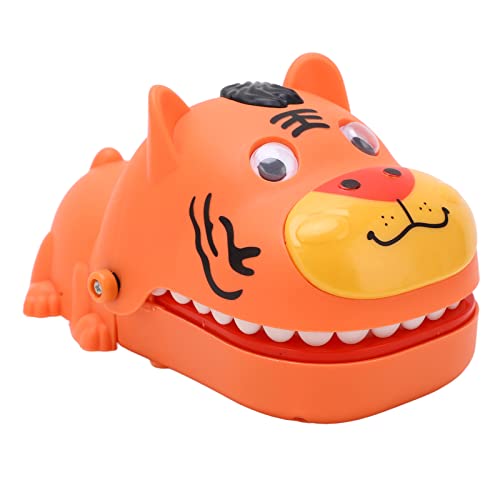 WONZHEC Kinder lustige süße Cartoon Tiger Finger Biting Game für Holiday Party (Orange) von WONZHEC