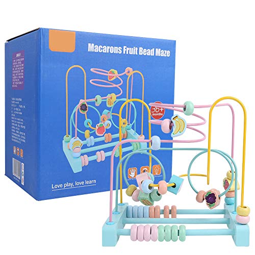 WONZHEC Labyrinthkreise um Perlen Abacus Math Spielzeug Puzzle Frühes Bildungsspielzeug von WONZHEC