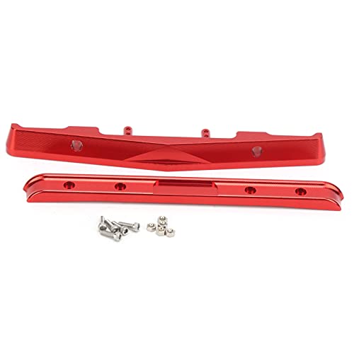 WONZHEC RC Aluminiumlegierung vorderen Heck -Stoßfänger für axiale SCX24 90081 1/24 RC -Auto -Upgrade -Teile (Red) von WONZHEC