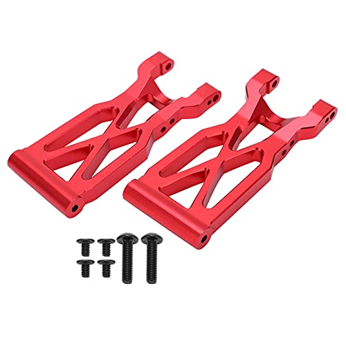 WONZHEC RC Hinterradaufhängung Arm Aluminiumlegierung Heckschwung Arm Upgrade Teile Zubehör für Wltoys 104001 1/10 RC -Auto (Red) von WONZHEC