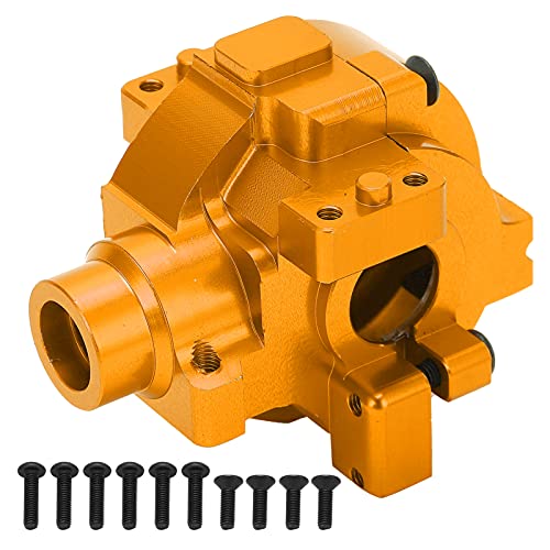 WONZHEC Vorder- und hintere Getriebe für HSP 94123/94106/94107/94170/94118/94108/94111 1/10 RC Car (Gold) von WONZHEC