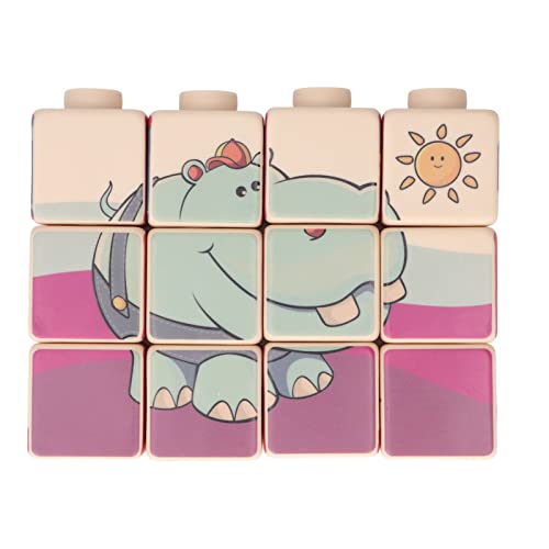 WONZHEC Weiche Puzzleblocke Kinder Kinderstapel Bausteine ​​Sensorisches Spielzeug 6 Monate alt+ von WONZHEC