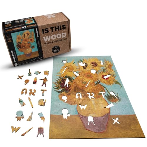 WOOD YOU DO Holzpuzzle Kunstmotiv Holzpuzzle Art Collection Wooden Puzzle Holzpuzzles 700 Teile, 38x58cm (5905386441490, A2, XXL) von WOOD YOU DO