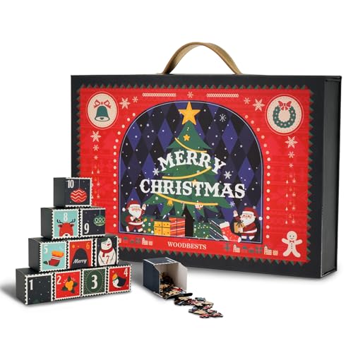 2025 Puzzle für Erwachsene, 24er-Pack Weihnachtspuzzle, 1200 Teile Puzzle Countdown bis Weihnachten, Holzpuzzle Geschenke für Puzzleliebhaber 2025 Puzzle für Erwachsene, 24er-Pack Weihnachtspuzzle, 1200 Teile Puzzle Countdown bis Weihnachten, Holzpuzzle Geschenke für Puzzleliebhaber von WOODBESTS