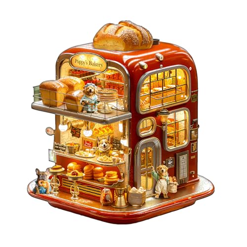 WOODBESTS Holzpuzzle Erwachsene, Die Puppenbäckerei Holzpuzzle, Unregelmäßige einzigartige Puzzle, Schöne Geschenke für Puzzle-Liebhaber (34 * 31.3cm 255 Stück) von WOODBESTS