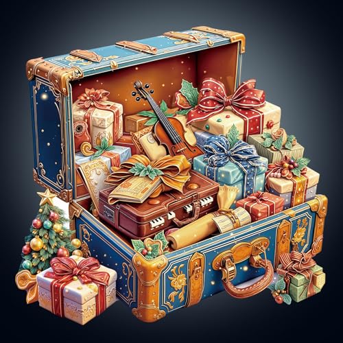 WOODBESTS Holzpuzzle Erwachsene, Weihnachtsgeschenkbox Holzpuzzle, Unregelmäßige einzigartige Puzzle, Schöne Geschenke für Puzzle-Liebhaber (34 * 32.5cm 265 Stück) von WOODBESTS
