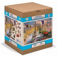 INVENTO 502249 Puzzle 150 Teile Wooden City: Wooden Puzzle Spring in Paris M von WOODEN CITY