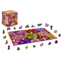 INVENTO 502259 Holzpuzzle 505 Teile Wooden City: Wooden Puzzle Blooming Flowers L von WOODEN CITY
